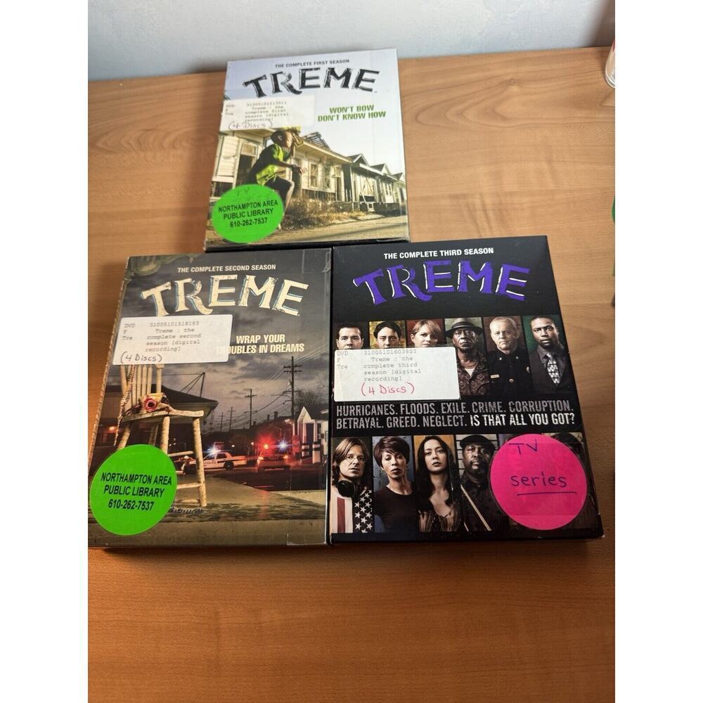 Treme DVD Set Seasons 1-3 Ex-Library